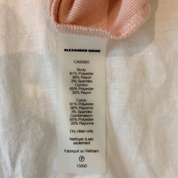 NEW T by Alexander Wang Circular Hole Mini Dress - Picture 8 of 8